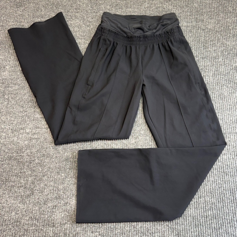 MISSBISH Christina Track Pants Black Small Streetwear Activewear Hook and Eye